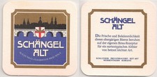 Schultheis, Weissenthurm / Koblenz - alter Bierdeckel "Schängel Alt"