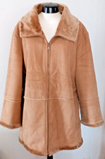 Kurzmantel / Jacke Wildlederimitat Gr. 52