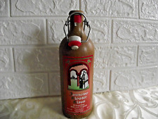 alte Tonflasche Bügelverschluß,Likör,leer,formschön,Sammler,Nutzer,siehe Bilder