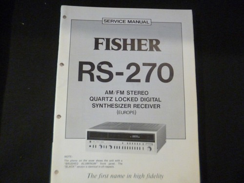 Original service manual - original,