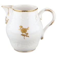 Milchkännchen klein Meissen Neu Marseille Goldrose I.Wahl