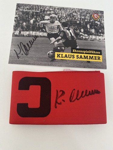 Signiert ddr dynamo dresden - dynamo,