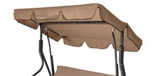 Hollywoodschaukel Dachplane Ersatz für Schaukel FLORIDA 3-sitzer creme, 2. WAHL