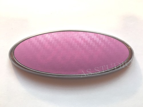 Folie 100x38mm carbon - 100x38mm, pink