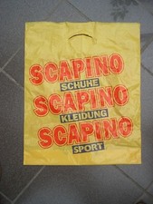 Plastiktüte Tragetasche "SCAPINO - Schuhe Kleidung Sport" - RAR Sammler