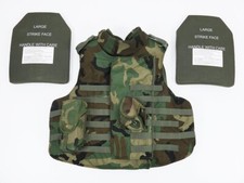 US Point Blank Interceptor Body Armor Einsatz Weste Gr. L Ballistischen Einlagen