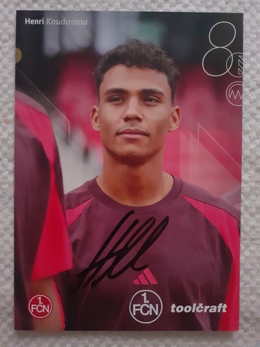 Autogrammkarte henri koudossou - autogrammkarte,