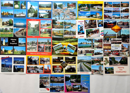 Schweden lot postkarten - schweden,