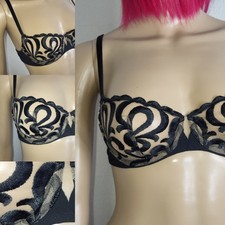 Simone Perele, 13B330 015, 70 32 B, Bügel BH, Stickereien, Logo, Tüll, Damen neu