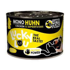 Lucky Lou SuperMono Huhn 6x200g Nassfutter für Katzen | getreidefrei | premium