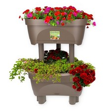 Pflanzsäule Erdbeer Pflanz Kräuter Säulen Topf Turm Kübel Balkon Outdoor groß