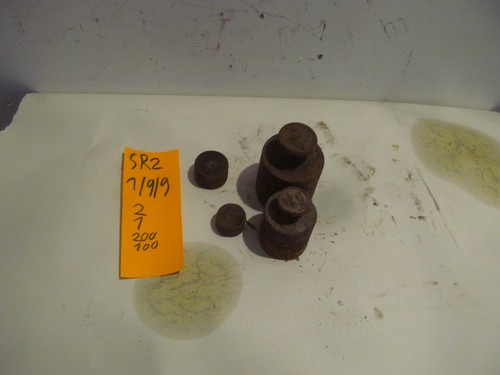 4alte gewichte küchenwaage - gewichte, f
