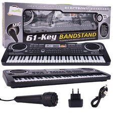 MalPlay Keyboard Piano Elektronische Klavier 61 Tasten Mikrofon für Kinder ab 3J