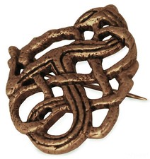 Wikinger Fibel kl. Bronze
