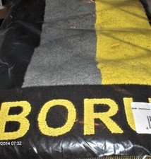 Borussia Dortmund Badehandtuch Duschtuch schwarz gelb 70x140 cm   Neu,Lizenz,OVP