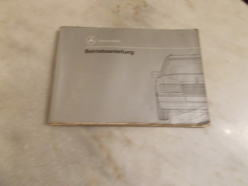 Mercedes w124 bordbuch - mercedes,