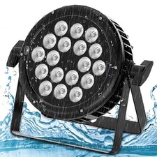 UKing 180W Bühnenlicht Outdoor, RGBW LED Par Strahler IP65 Wasserdicht, 4/8 CH
