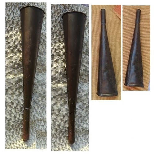 Antikes nebelhorn messing - antikes,