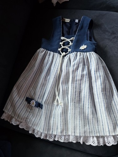Kinder trachtenkleid mit bluse - trachtenkleid,