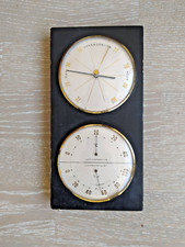 Wetterstation aus den 1950er Jahren Thermometer Hygrometer Barometer Vintage