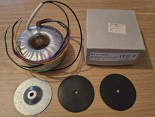 Ringkerntrafo RKT 12015 Typ B01-581 / 230V / 120W / 2x 15V 4,0A oder 1x 30V 4,0A