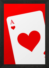 Ace of Hearts Spielkarte