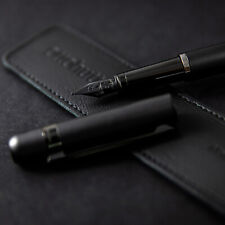 Otto Hutt,Füllfederhalter, Fountain Pen,Design Nr 03, All Black,Schwarz,Feder M