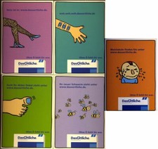 5 AK Edgar 5558 5559 5561 5562 5563  Thema Das Örtliche: witzig und originell