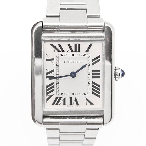 Cartier tank solo - tank, uhr