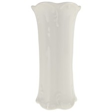 Tischvase D 6 cm H 12,2 12,2x12,2 Rosenthal Monbijou weiß Porzellan gebraucht-se