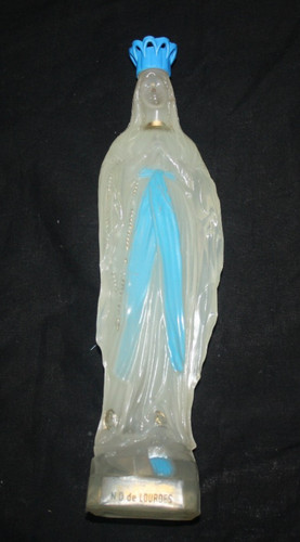 Vintage plastikflasche lourdes - plastikflasche,