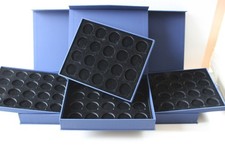 Münzkassetten für Unzen 3 x mit Einlagefächern, sehr hochwertig Ladenauflösung