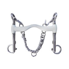 Metalab Kandare Flexi mit Mundstück aus Kunststoff