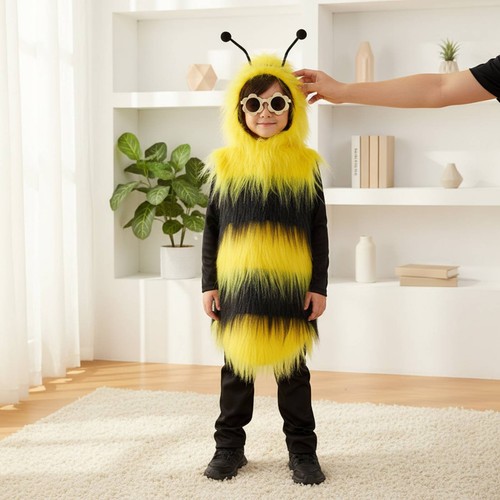 Bienenkostüm mit fühlern - mit,