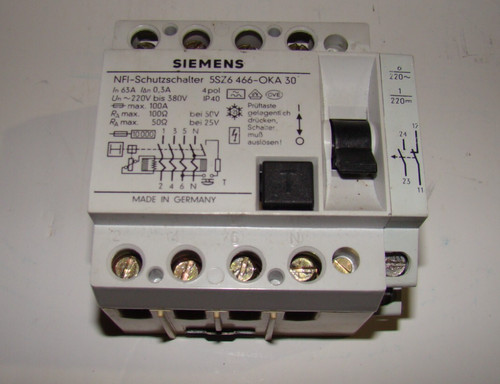 Nfi schutzschalter siemens 63a - nfi,