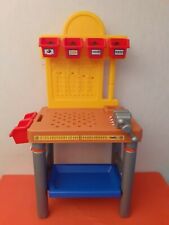 Smoby Kinder Werkbank mit Schraubstock, viel Zubehör, gebraucht, guter Zustand