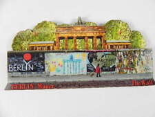 Berlin Mauer Wall Gallery Holz Souvenir Magnet,Germany Deutschland,Neu