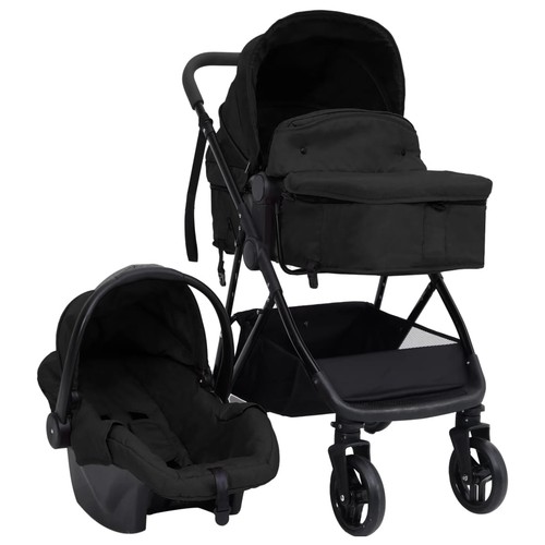 Kinderwagen anthrazit - 3-in-1,