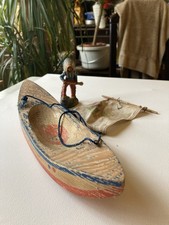 Indianer-Boot - Holz -