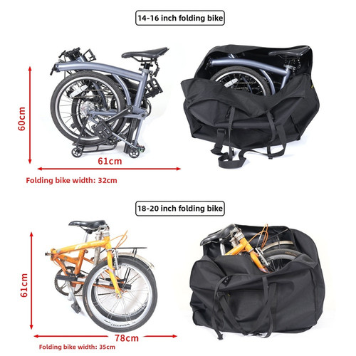 Faltbare fahrrad tragetasche - faltbare,