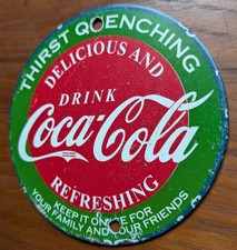 Coca Cola Schild / Plakette -