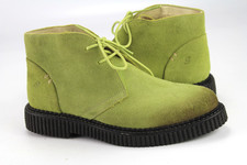 Deerberg Gr.37 Damen Stiefel Stiefeletten Boots Winter  Grün  WIE NEU F 688