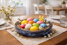 Osternest! Schale aus Ton