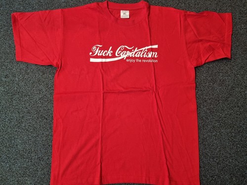Fuck capitalism shirt in - ,