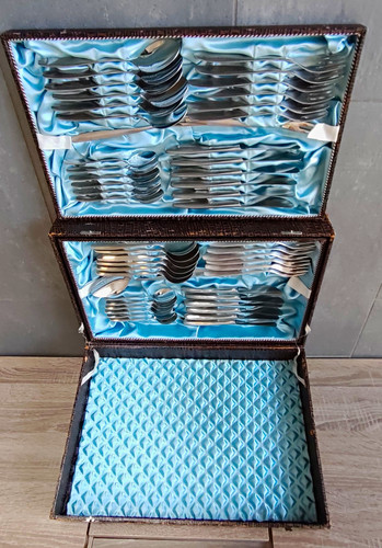 Abs besteckset im koffer - besteckset,