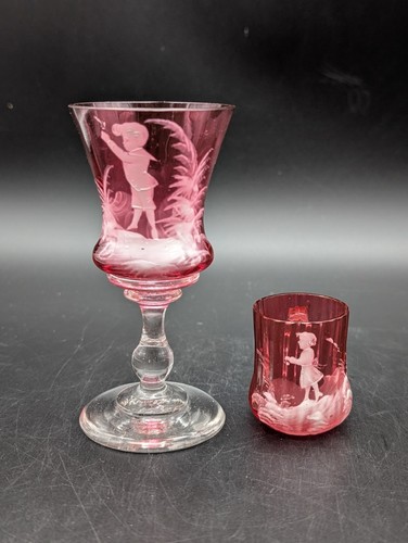 Glas andenken krug - andenken,