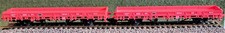 2 Electrotren H0 Flachbord-/Containertragwagen DB Cargo NEM/KKK TOP/Bastler