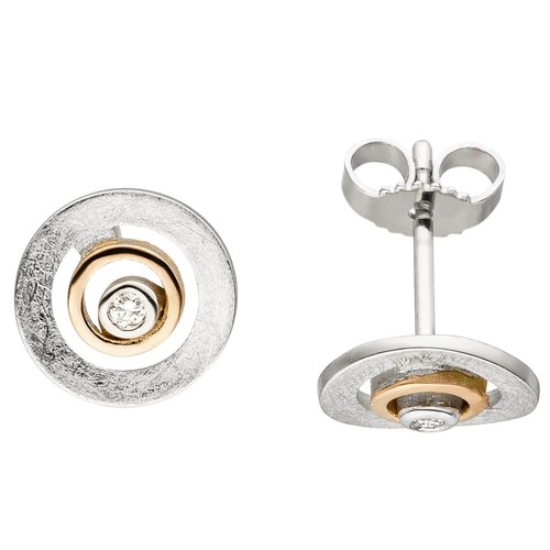 Ohrstecker kreise 585 gold - kreise,