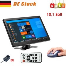 10.1" Monitor LCD Mini Fernseher Computer Anzeige PC TV Display BNC/AV/VGA/HDMI