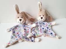 2x TCM Tchibo Hase Schmusetuch Schnuffeltuch Kuscheltuch Baby Spielzeug Sterne